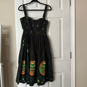 The Oblong Box Shop Black Lagoon Creature Dress size medium